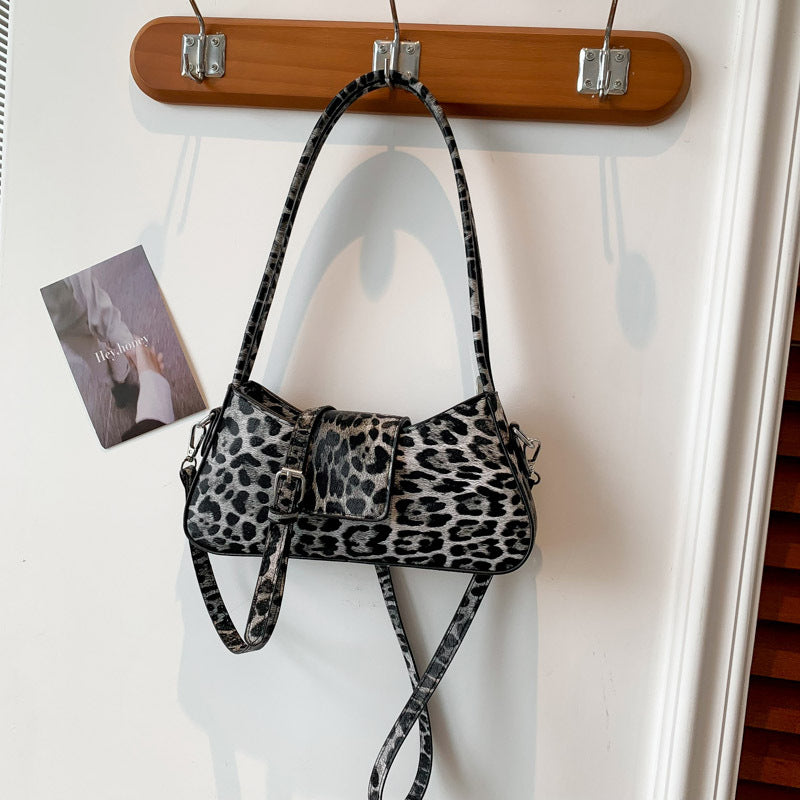 French Style Leopard Handbag