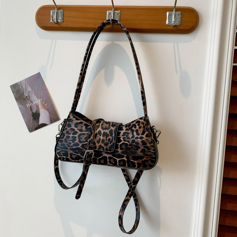 French Style Leopard Handbag